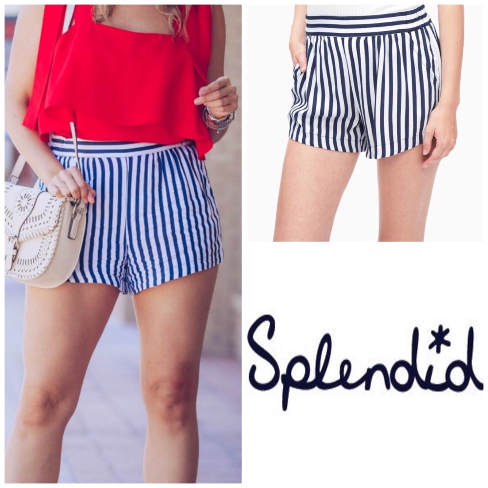 Splendid Short Boardwalk striped shorts ⭐️ NEW